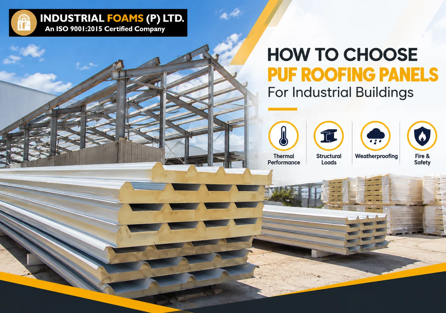 How to Choose PUF Roofing Panels for Industrial Buildings