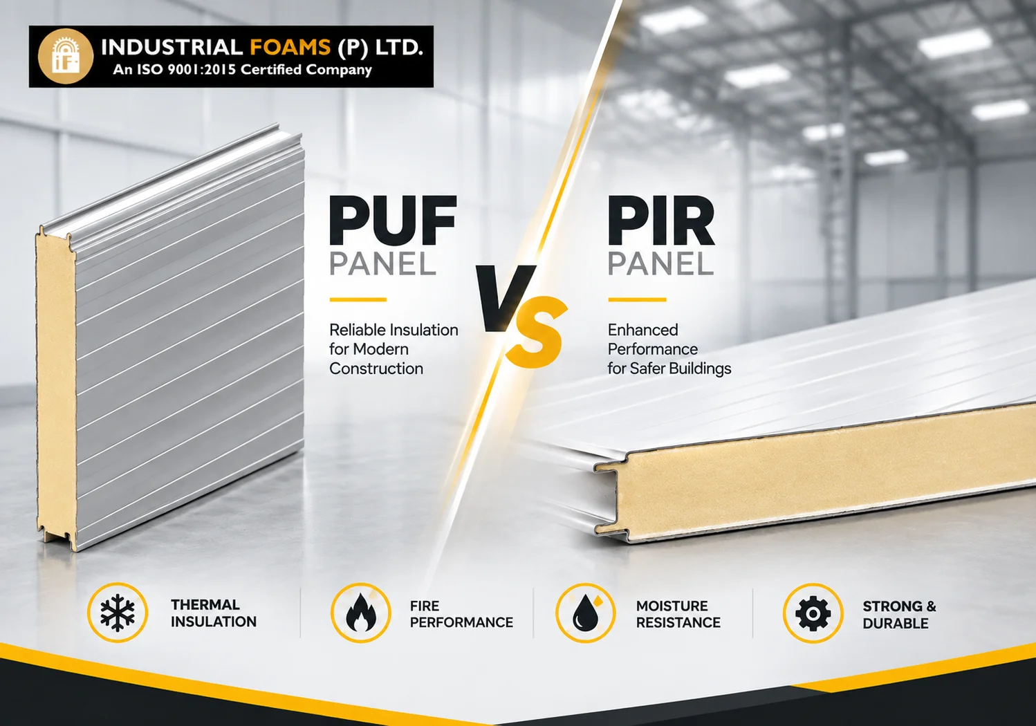 PUF Panel vs PIR Panel Which Insulated Panel Is Better