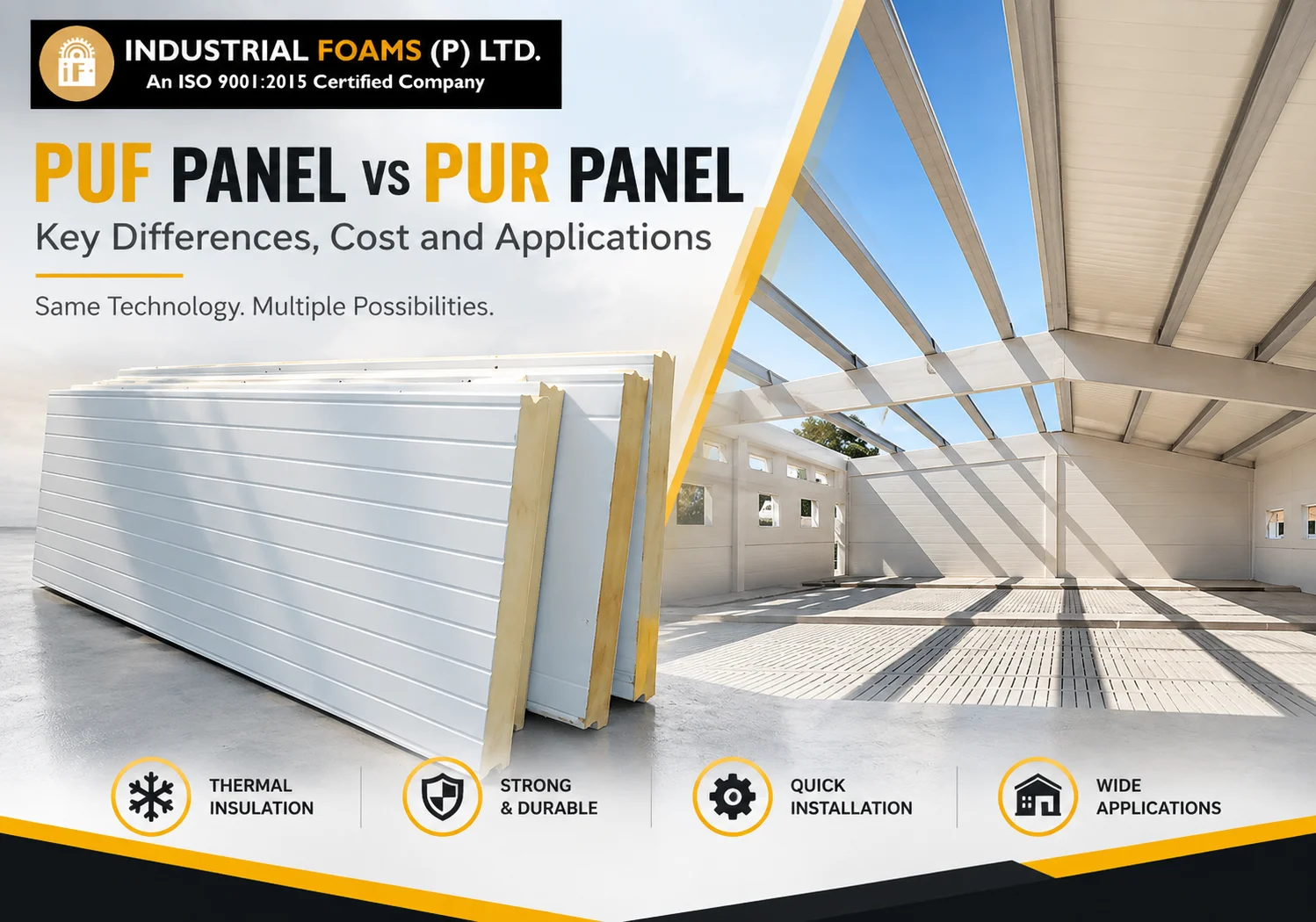PUF Panel vs PUR Panel Key Differences Cost and Applications