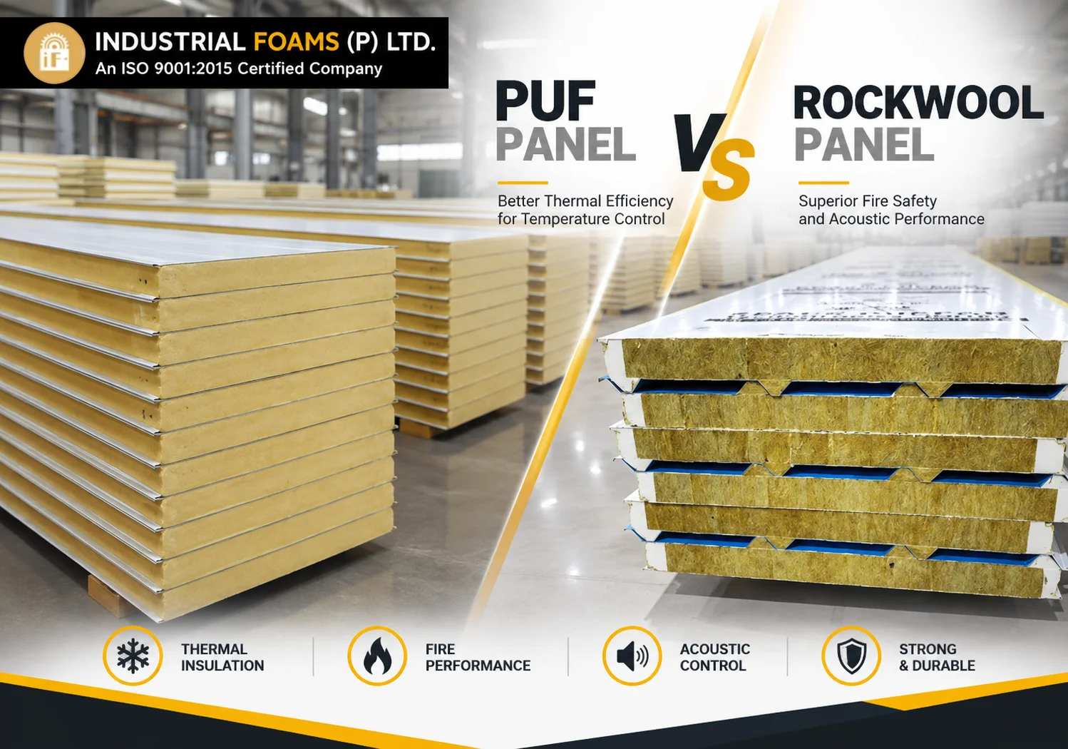 PUF Panel vs Rockwool Panel Which One Should You Choose