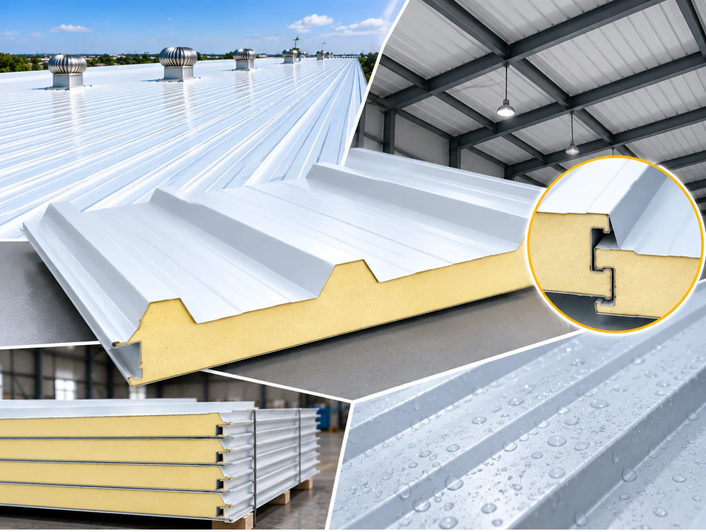 PUF Insulated Roofing Panel