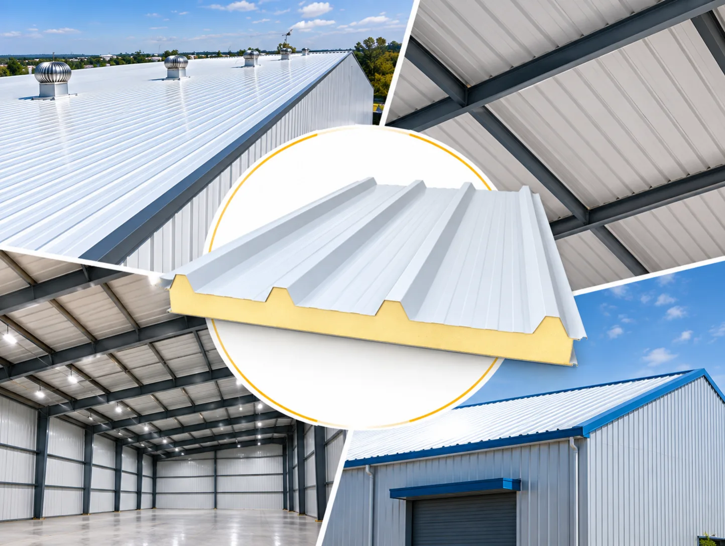 PUF Insulated Roofing Panel